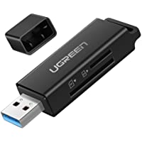 UGREEN Lector Tarjeta de Memoria SD-Micro SD- Lector Tarjetas SD USB 3.0 Alta Velocidad 5Gbps- Adaptador Tarjeta SD para…